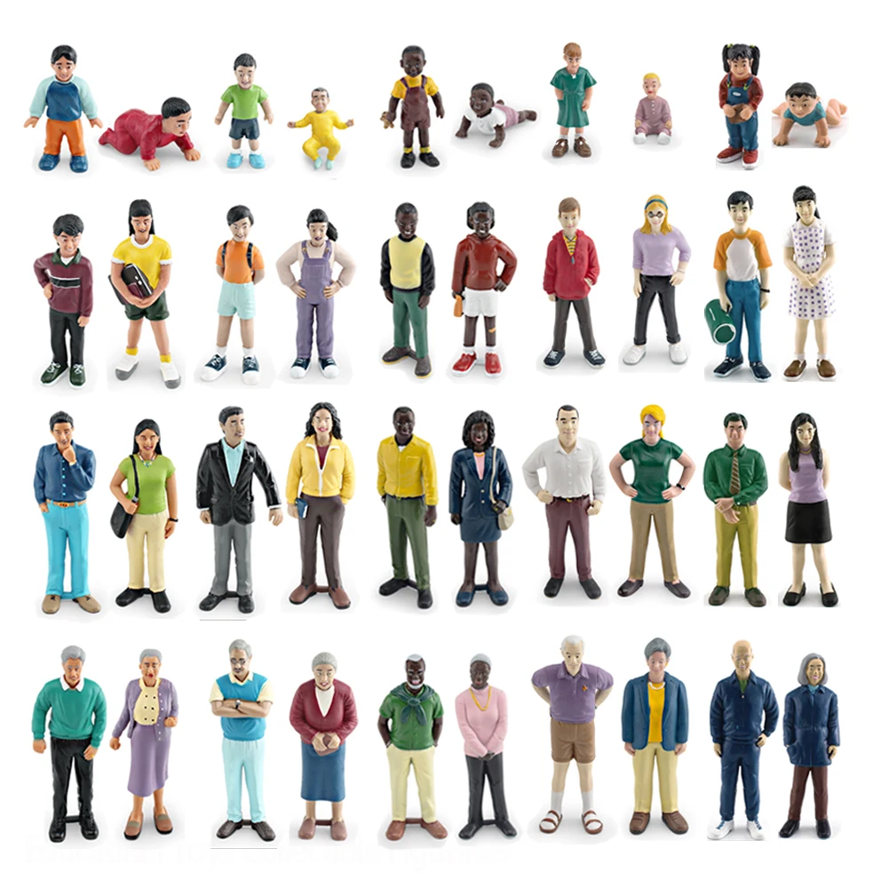 Kids Toys Little People - Minyatür Figürler Küçük İnsanlar Aile Üyeleri