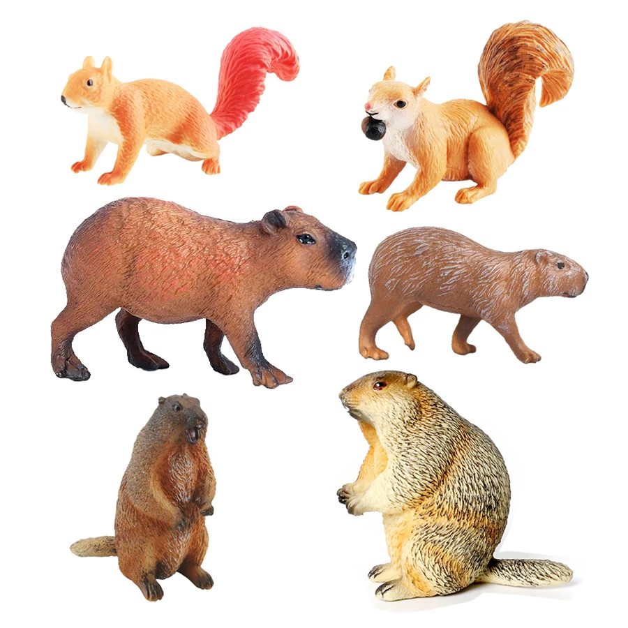 Kids Toys Under 1 Year - Capibara Capybaras Sincap Marmot Plastik Hayvan