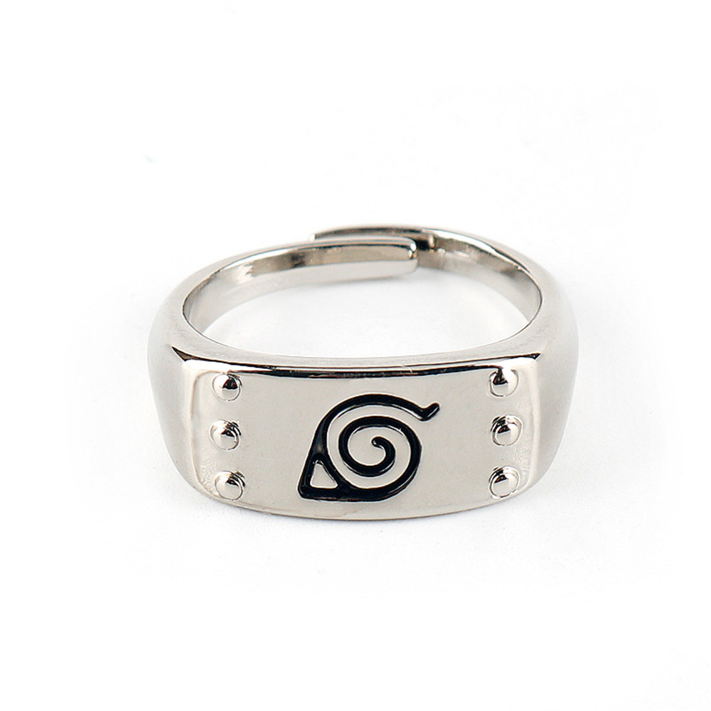Kids Toys Logo - Anime Yaprak Metal Kolye Konoha Uzumaki