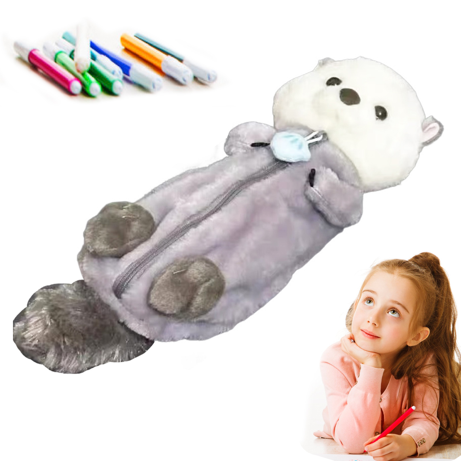 Kids Toys Bag - Yaratıcı Peluş Oyuncak Kalem Kutusu Yumuşak