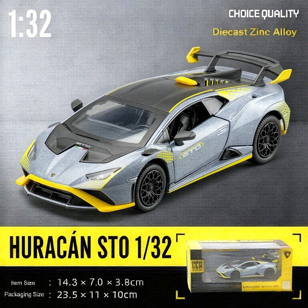 Kids Toys Vehicle - CCA 1:32 Lamborghini Huracan STO Pres