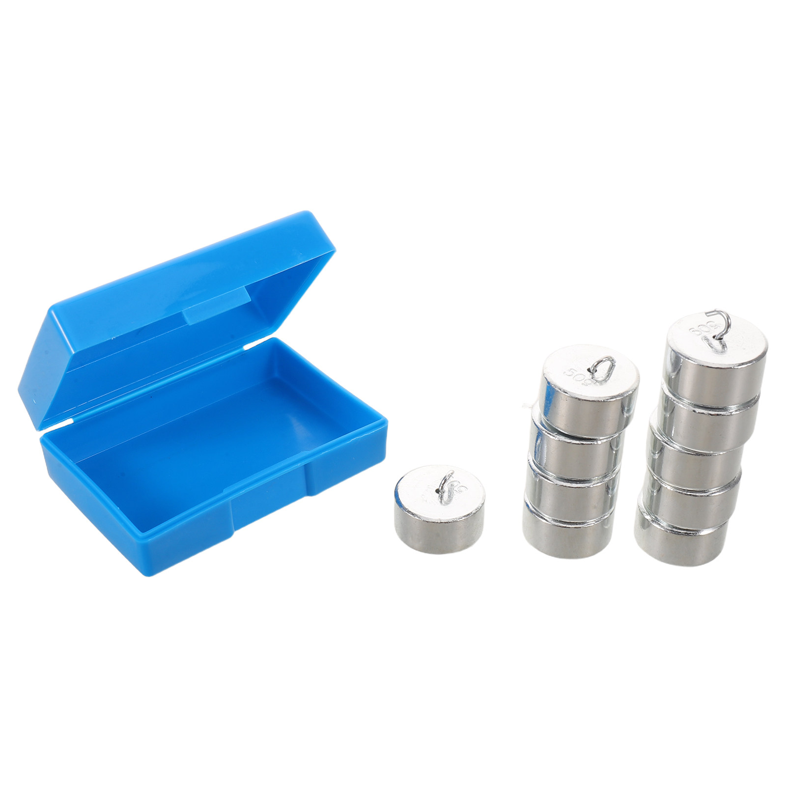 Science Experiment Kit - 10 Adet Yarıklı Kancalı Ağırlık Seti,