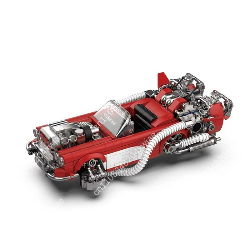 Kids Toys Blocks - Yapı Taşları Geleceğe Dönüş Film Arabası