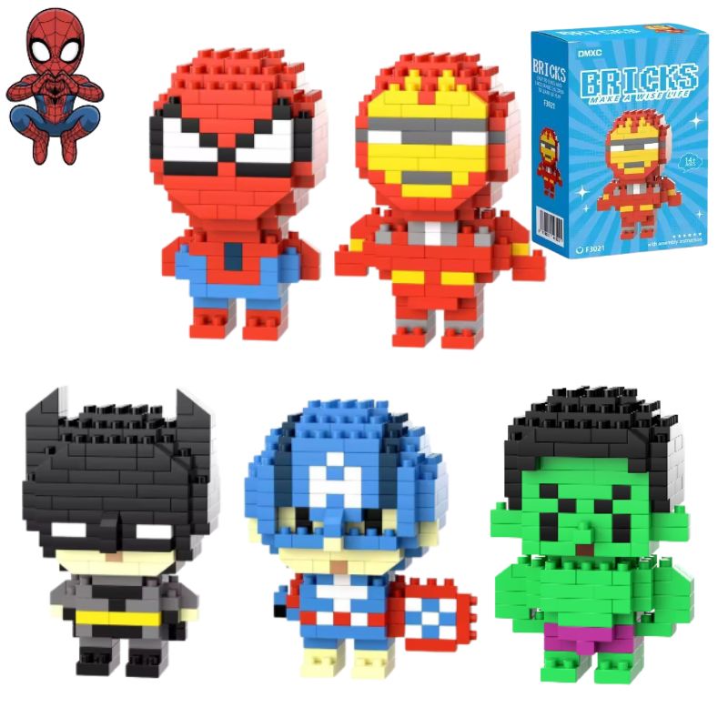Kids Toys Bag - BANDAI Marvel Örümcek Adam Deadpool&Venom Demir