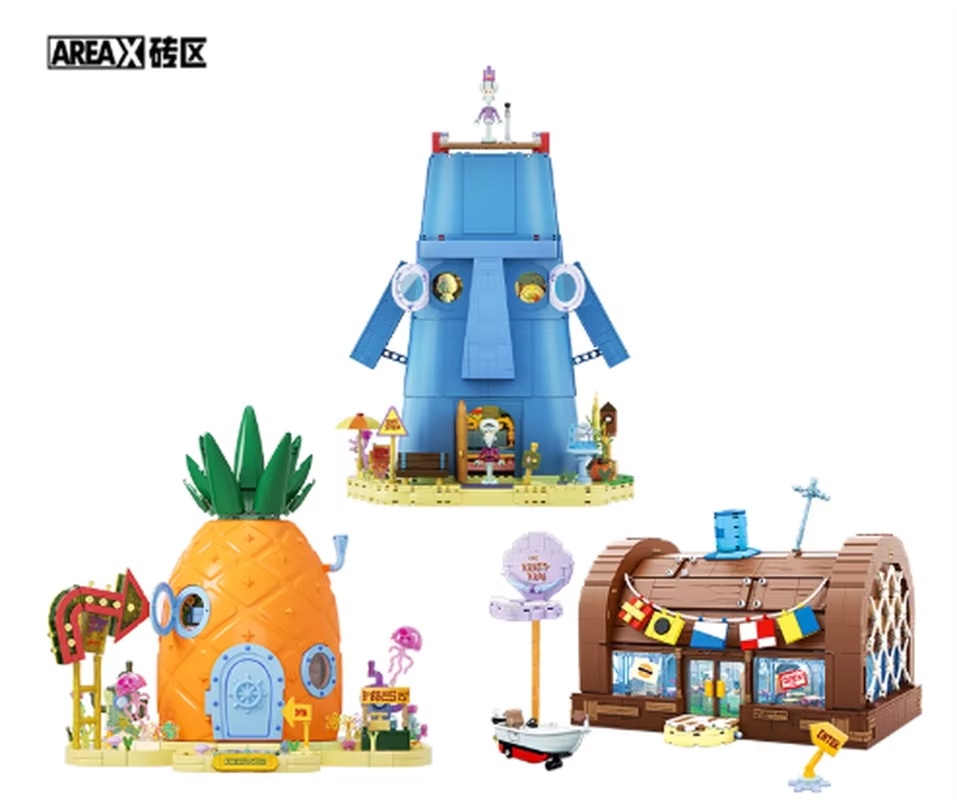 Areax Spongebob Bikini Bottom  - Kids Toys Blocks incelemesi ve fiyatı