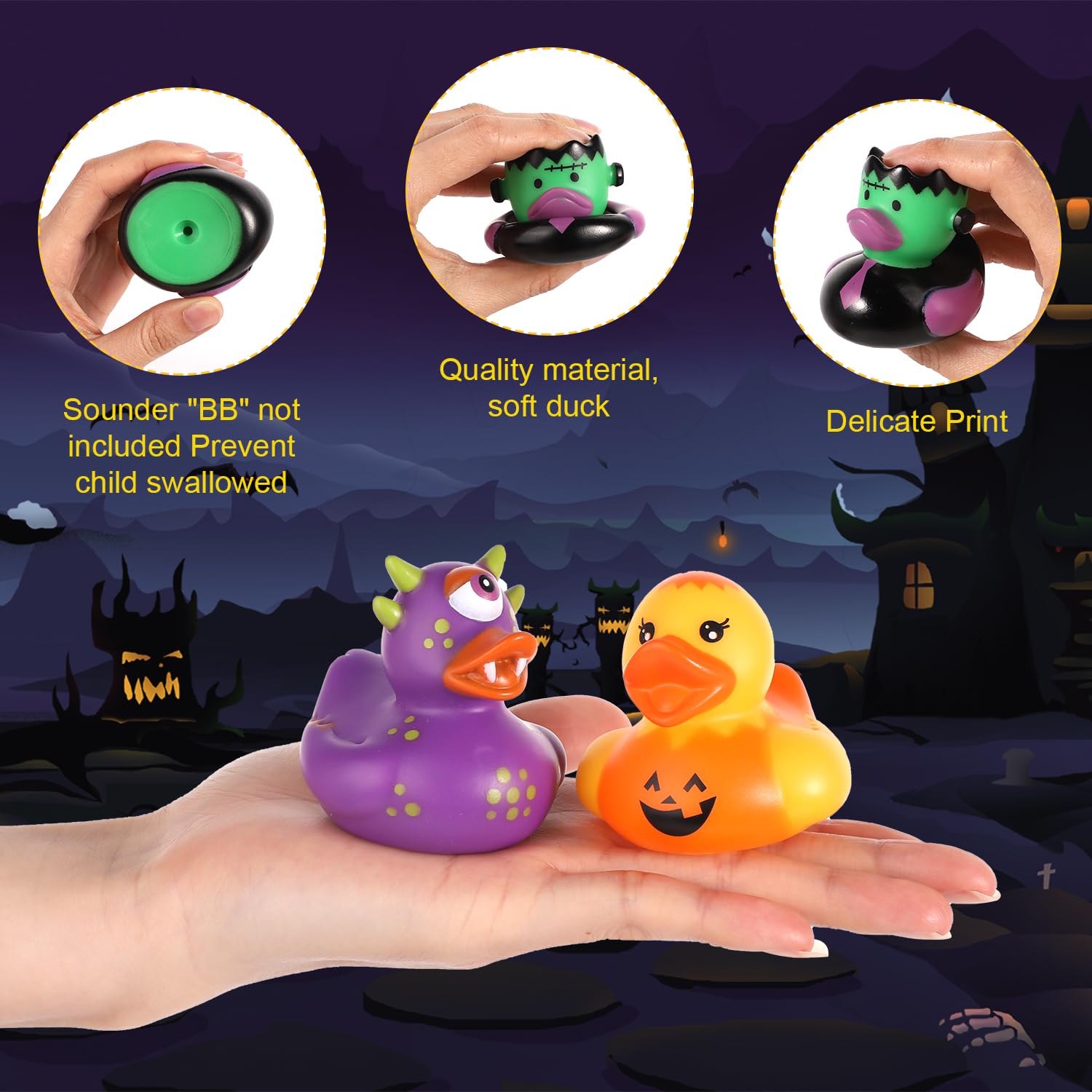50/100 adet cadılar bayramı la - Rubber Duck Bath incelemesi ve fiyatı