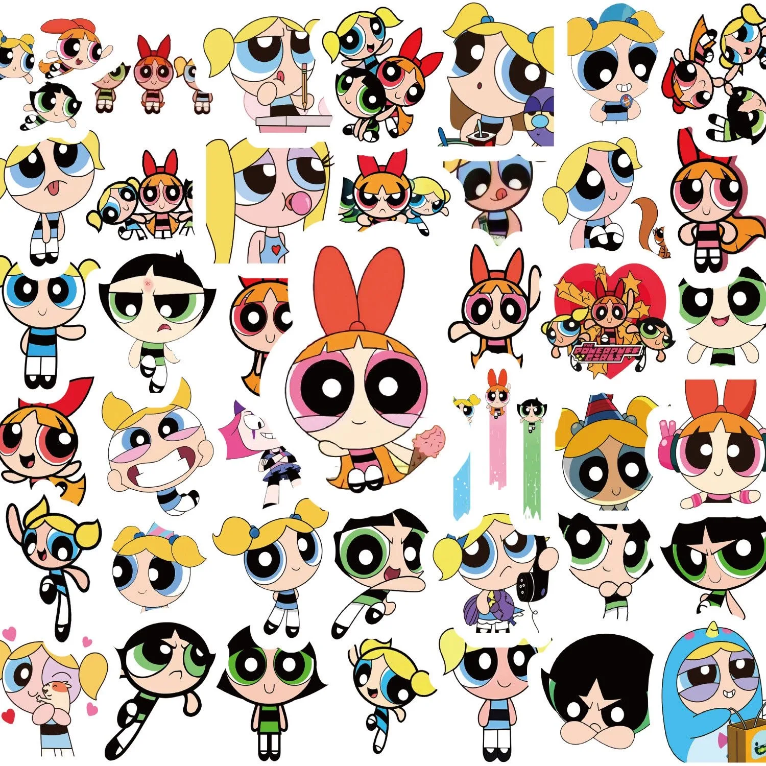 100 adet Powerpuff Girls çıkar - Kids Toys Bag incelemesi ve fiyatı
