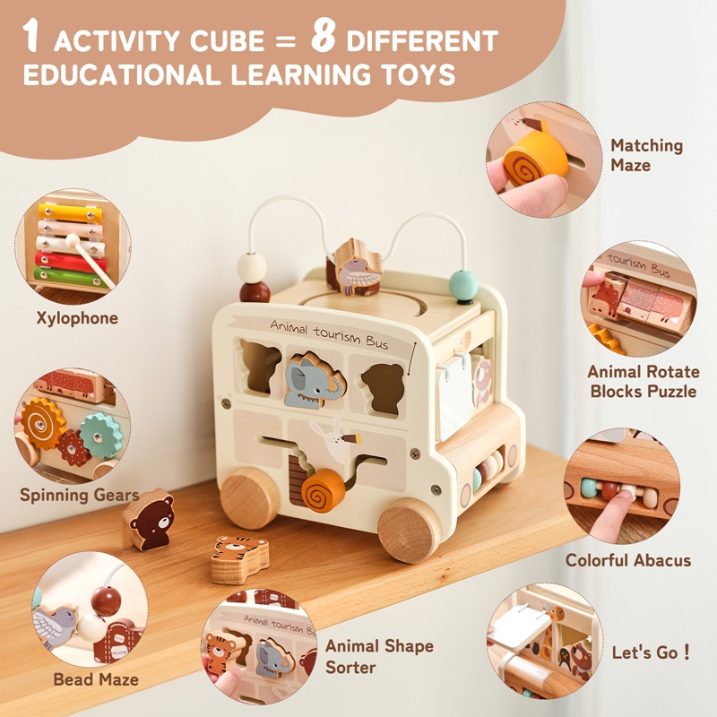 Montessori Ahşap Çocuk Oyuncak - Kids Toys 2 Year Old incelemesi ve fiyatı