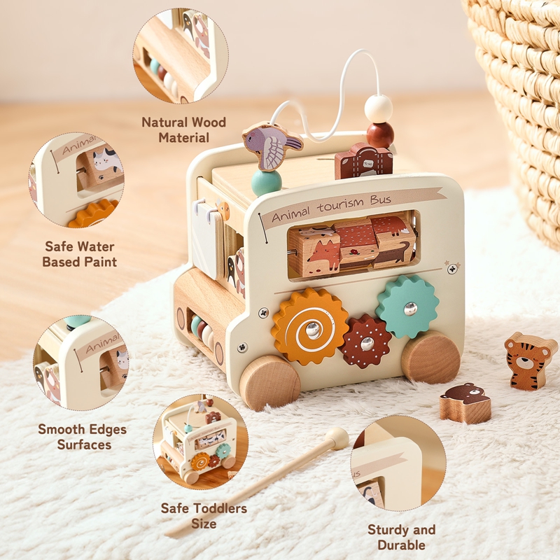 Montessori Ahşap Çocuk Oyuncak - Kids Toys 2 Year Old incelemesi ve fiyatı