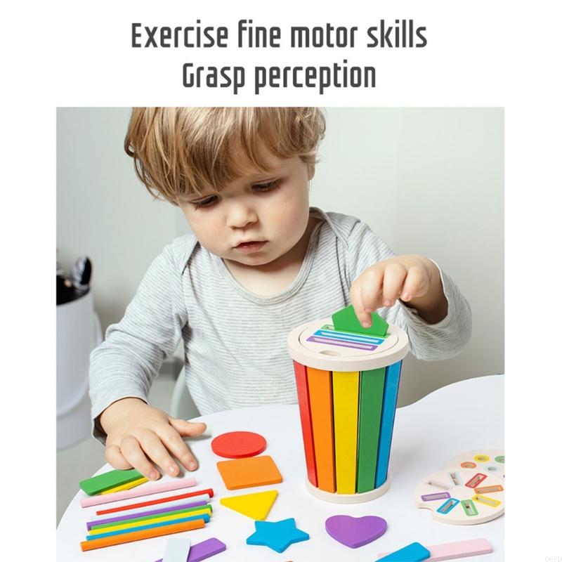 Eğitici Ahşap Şekil Sıralayıcı - Kids Toys 2 Year Old incelemesi ve fiyatı