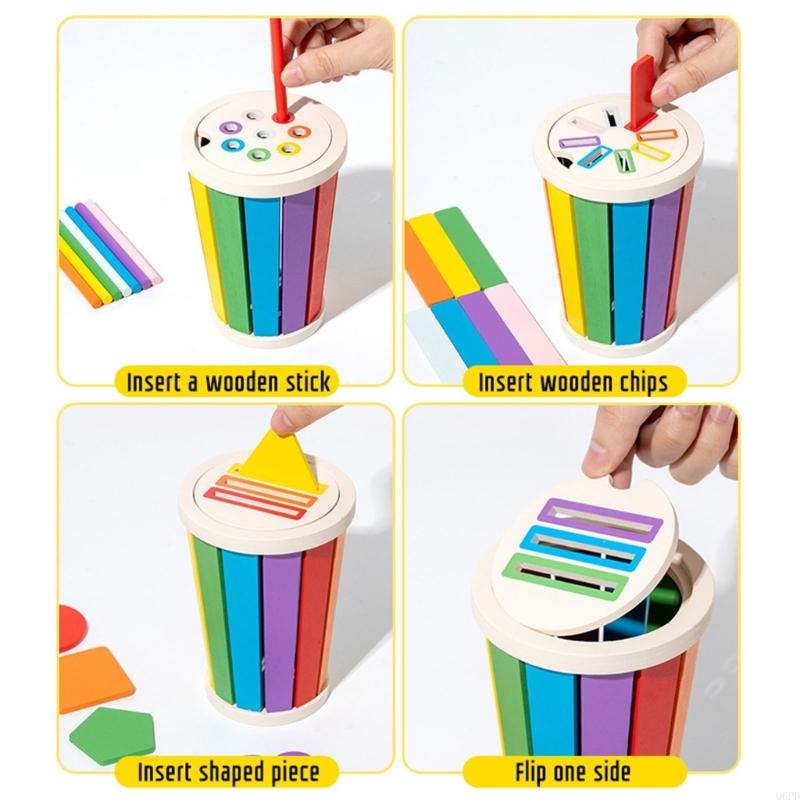 Eğitici Ahşap Şekil Sıralayıcı - Kids Toys 2 Year Old incelemesi ve fiyatı