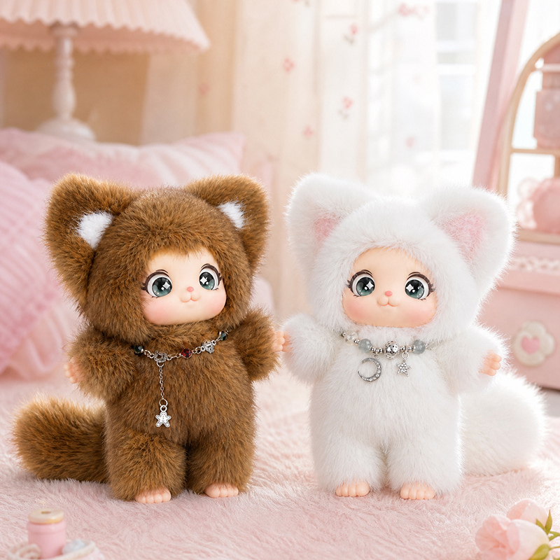 18cm Yeni Sevimli Aile Tilki P - Kids Toys Bag incelemesi ve fiyatı