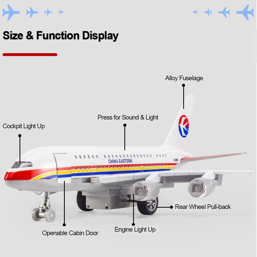 1:88 A380 Uçak Modeli Oyuncak  - Kids Toys Under 1 Year incelemesi ve fiyatı