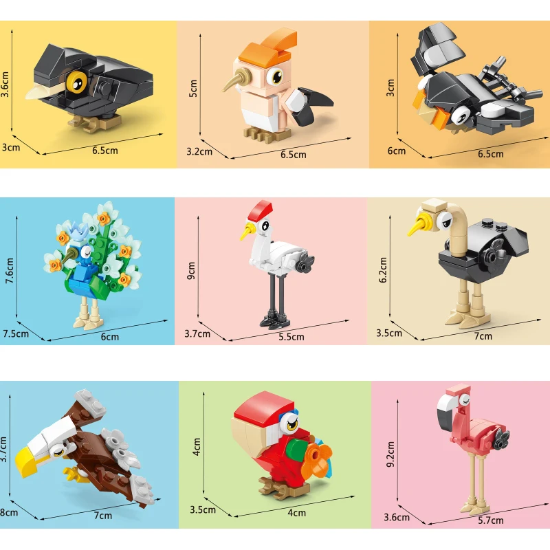 Tuğla Hayvan Kuş Cenneti Karga - Kids Toys Blocks incelemesi ve fiyatı