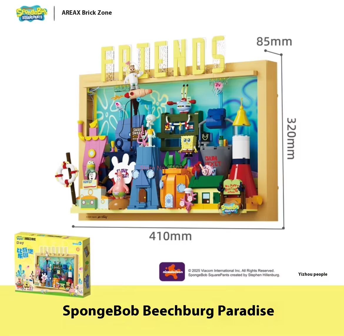 Resmi Area-X Sünger Bob Kare P - Kids Toys Blocks incelemesi ve fiyatı